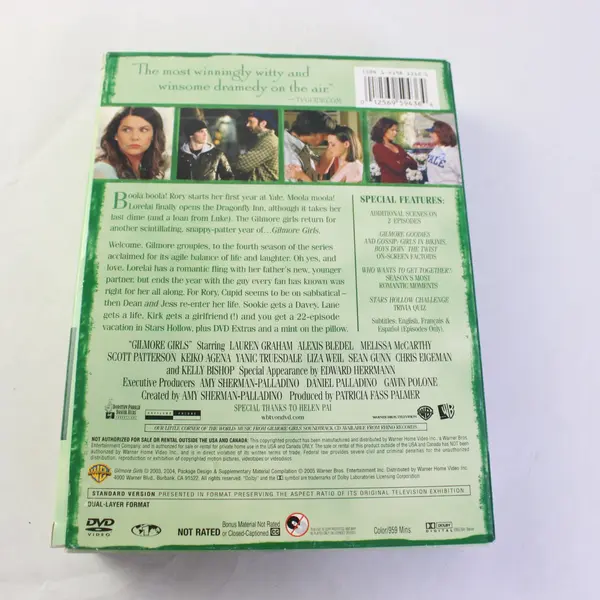 Gilmore Girls Complete Fourth Season DVD Box Set 6 Discs 2005