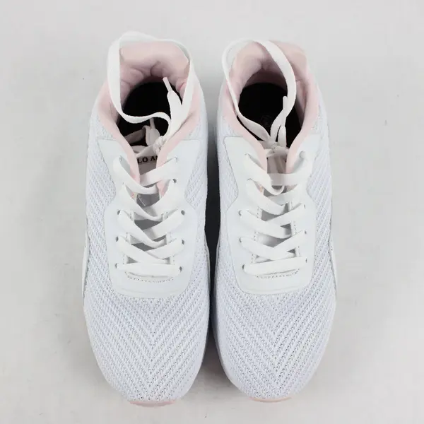 US Polo Assn NW10837 BLOOMI-K Womens Pink White Sneakers 7.5M