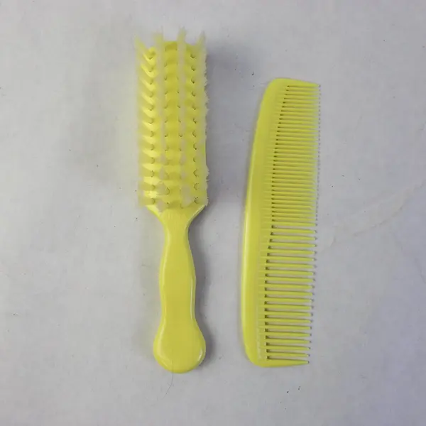 Crib Mates Baby Feeding Set 7 Piece Bottle Bib Brush Rattle Pre-Owned