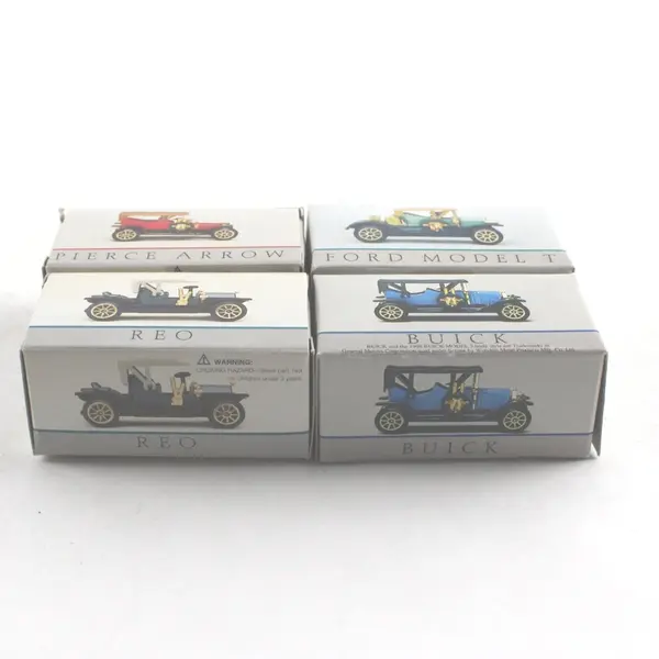 Lot of 4 Reader's Digest Corgi/Wondrie Ford Buick REO Pierce-Arrow Diecast