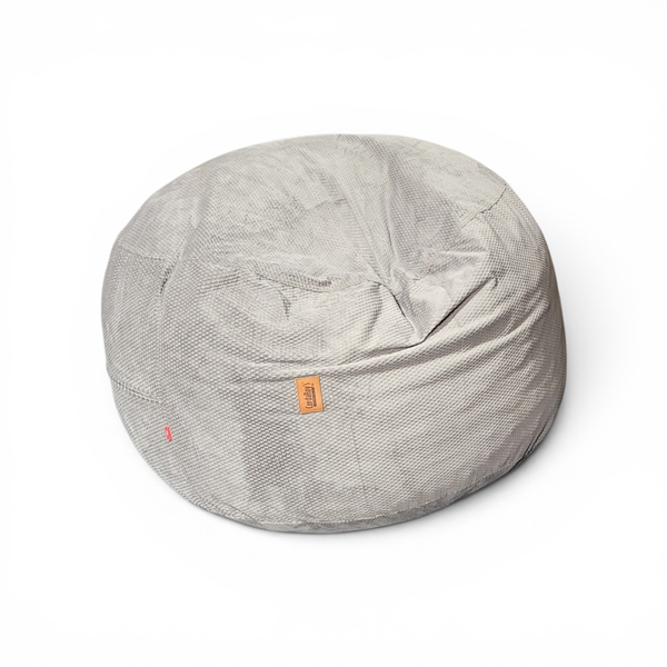Cordaroy's Gray Plush Bean Bag Chair Adult Lounger Floor Seat FULL -Local Pickup