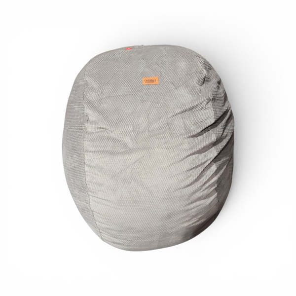 Cordaroy's Gray Plush Bean Bag Chair Adult Lounger Floor Seat FULL -Local Pickup
