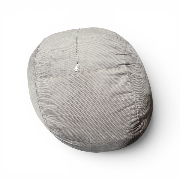 Cordaroy's Gray Plush Bean Bag Chair Adult Lounger Floor Seat FULL -Local Pickup