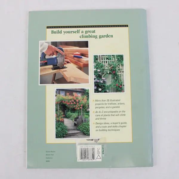Sunset Trellises And Arbors 1999 Paperback Features Project Plans Tools PB