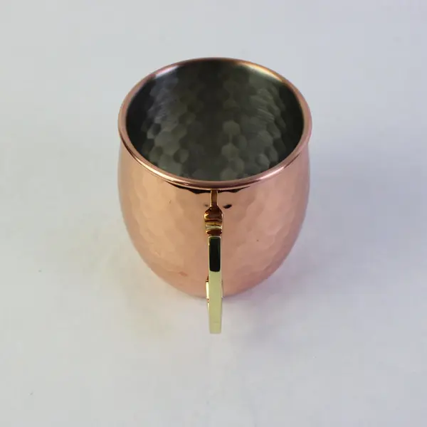 Hammered Copper-Plated Moscow Mule Mug Pre-Owned Bar Drinkware