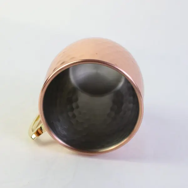 Hammered Copper-Plated Moscow Mule Mug Pre-Owned Bar Drinkware