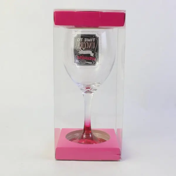 Formation Brands Time to Uncork and Unwine Boxed Novelty Wine Glass