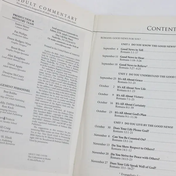 Explore the Bible: Romans By Eli Landrum Adult Commentary PB Fall 2011