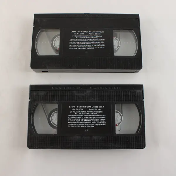 Learn Country Line Dancin' 2 VHS Tape Set Vol 1 & 2 Simitar #2738