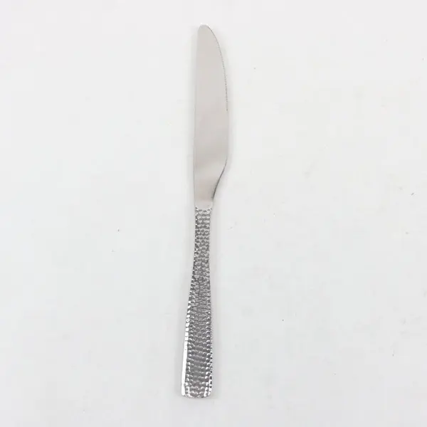 Fortessa Lucca Faceted 18/10 Stainless Dinner Knife 10" Long Good