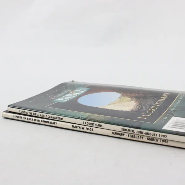 Lot of 2 Explore the Bible Adult Commentary PB Matthew 18-28 & 1 Corinthians