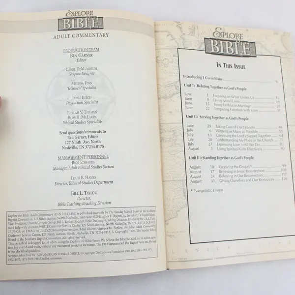 Lot of 2 Explore the Bible Adult Commentary PB Matthew 18-28 & 1 Corinthians