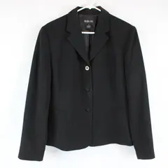 Style & Co Women's Black Gold Blue Speckled 3-Button Blazer Size 16