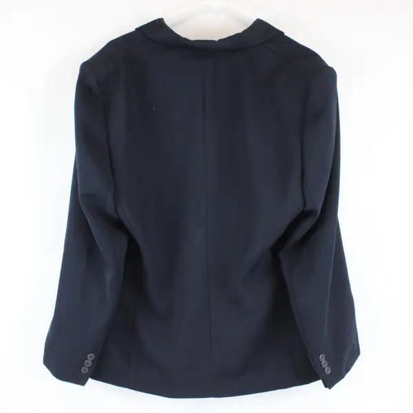 Charter Club Navy Blue 2-Button Blazer Jacket Womens Size 16 Office Wear