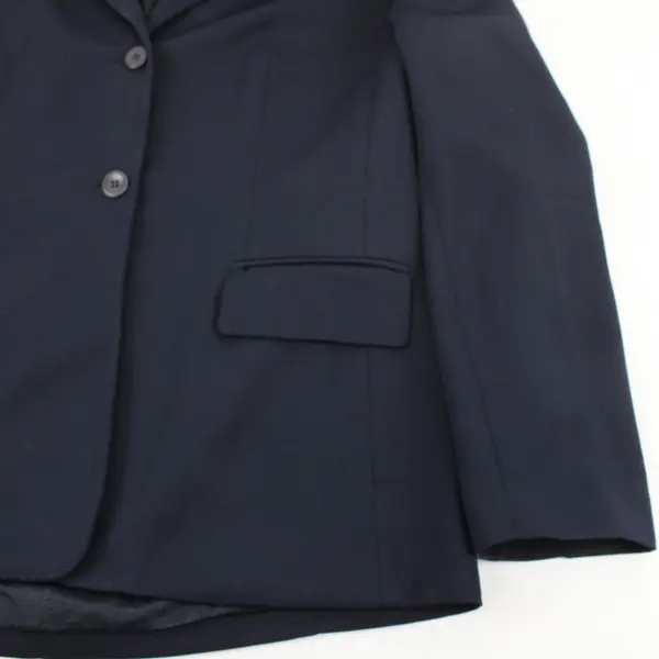 Charter Club Navy Blue 2-Button Blazer Jacket Womens Size 16 Office Wear