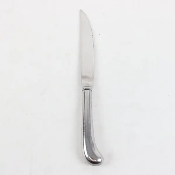Stainless Steel Hollow Pistol Handle Serrated Steak Knife 9" Korea