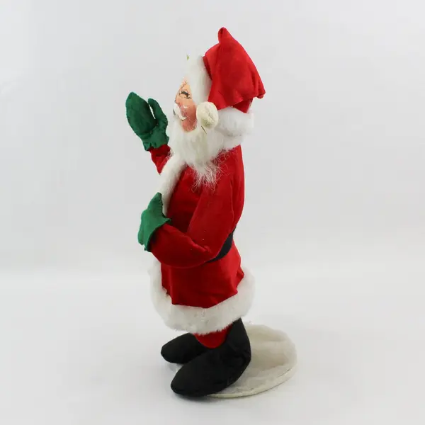 Annalee Standing Smiling Santa 19 Inches Eyes Closed