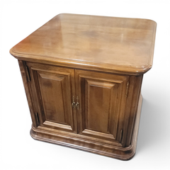 Ethan Allen Solid Wood Side End Table Storage Accent Brown - Local Pickup Only