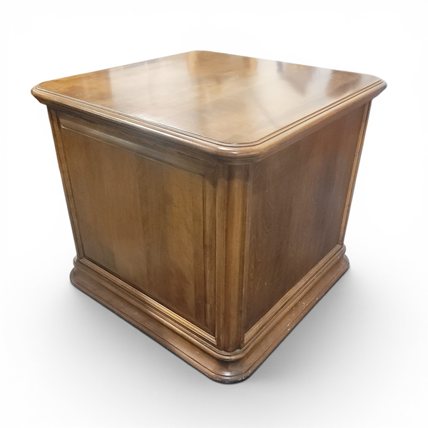 Ethan Allen Solid Wood Side End Table Storage Accent Brown - Local Pickup Only