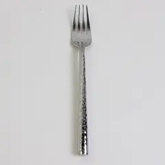 Michael Lloyd 18/8 Stainless Steel Solid Dinner Fork Boulder Pattern 8 Inches
