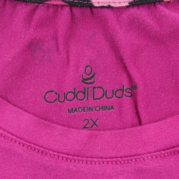 Cuddl Duds Solid Magenta Color Sleeveless Activewear Tank Top Women's Size 2X