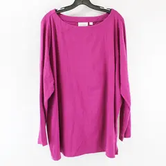 Belle By Kim Gravel Magenta Long-Sleeved Shirt Women's 3X
