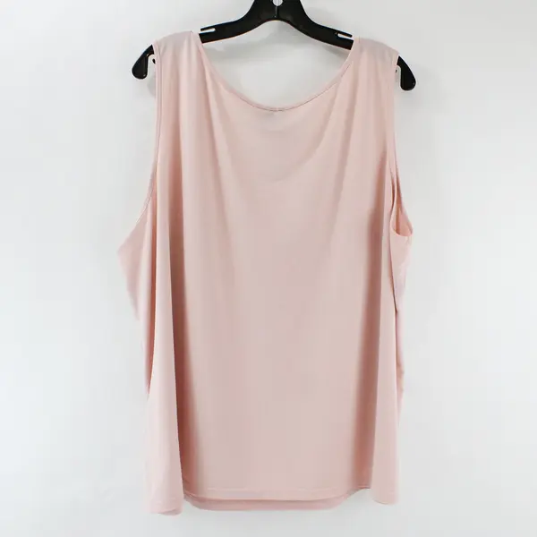Linea by Louis Dell'Olio Pink Sleeveless Tank Top Shell Women’s Size 3X