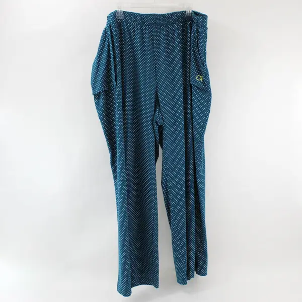 Ocean Pacific Women's Short Sleeve Sleepwear Pajama Set 3X Teal