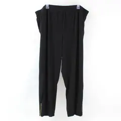 Susan Graver Casual Pants Black 2X Gold Zipper Ankle