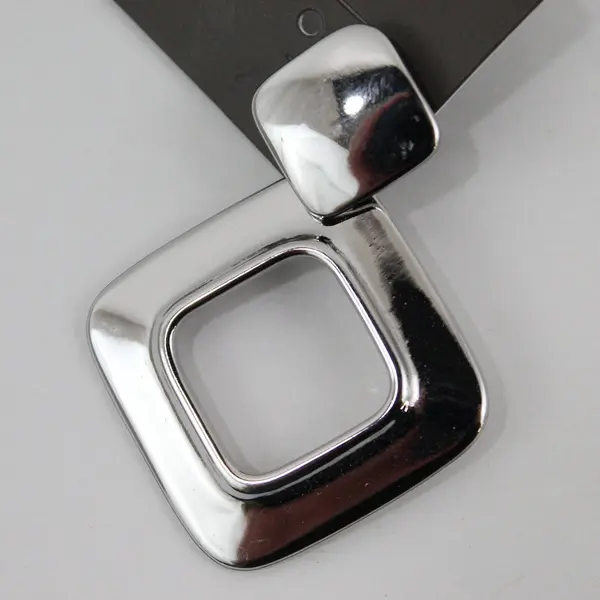 Chico's Retro Silver-Tone Piper Drop Earrings