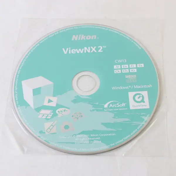 Lot of 2 Nikon COOLPIX L24 CD-ROMs User's Manual & ViewNX2 Software