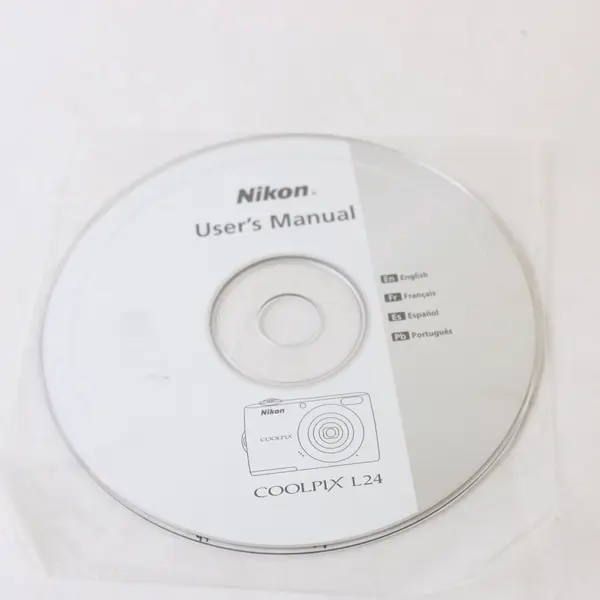 Lot of 2 Nikon COOLPIX L24 CD-ROMs User's Manual & ViewNX2 Software