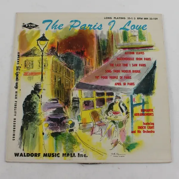 Enoch Light And His Orchestra – The Paris I Love 10" Vinyl Record