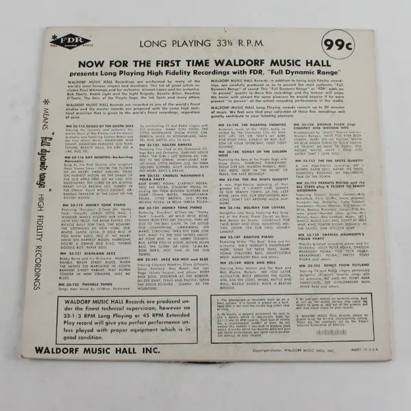 Enoch Light And His Orchestra – The Paris I Love 10" Vinyl Record