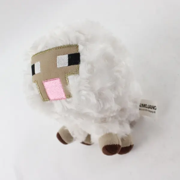 Minecraft Mojang 2014 Soft Plush White Sheep Lamb Stuffed Animal Toy 6in