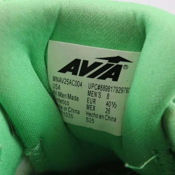 Avia Hypersonic Gel Men’s Blue / Green Running Shoes Size 8