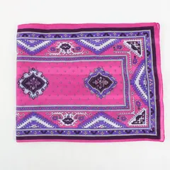 Pink, Purple, White Sheer Chiffon Rectangle Scarf 51'' by 10.25''