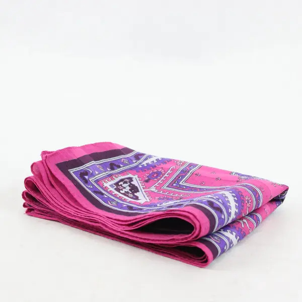 Pink, Purple, White Sheer Chiffon Rectangle Scarf 51'' by 10.25''