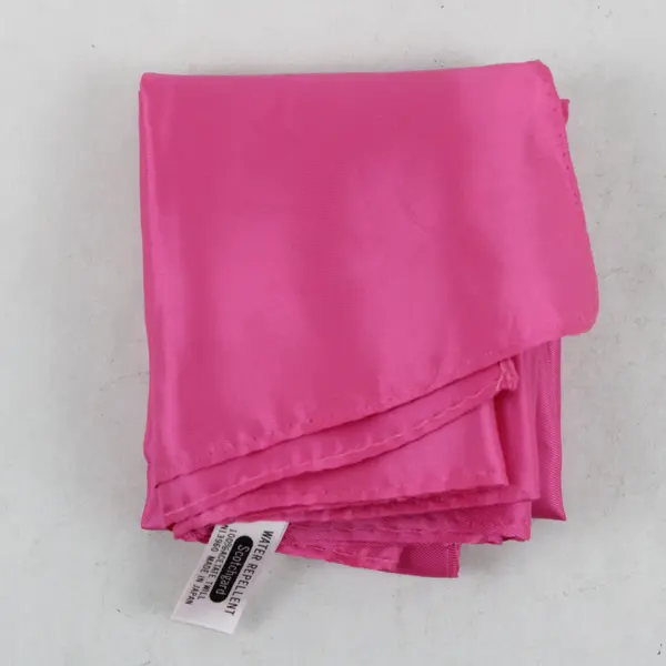 Scotchgard Water Repellent Acetate Hot Pink Scarf 25.5'' x 26''