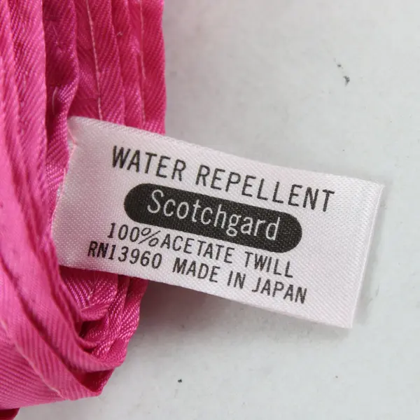 Scotchgard Water Repellent Acetate Hot Pink Scarf 25.5'' x 26''