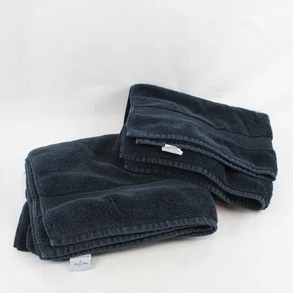 Lexington Lot of 2 Large Black Bath Towels