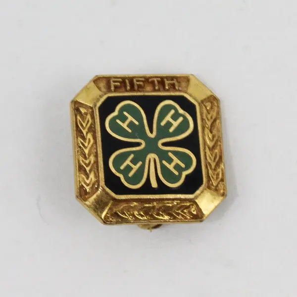 Vintage 4-H Fifth Year 1/20 10K GF Member Lapel Pin