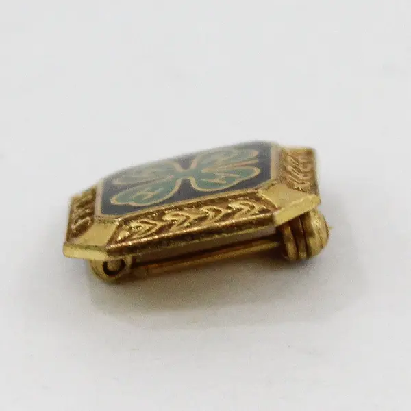 Vintage 4-H Fifth Year 1/20 10K GF Member Lapel Pin
