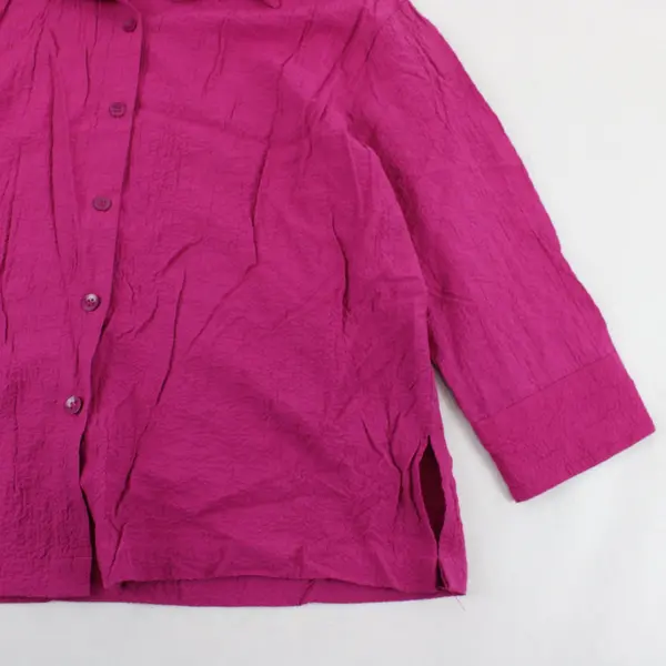 White Stag Women's Small Pink Button-Up Long Sleeve Shirt Vintage