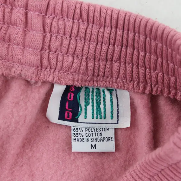 Bolo Spirit Pink Sweatpants Joggers Women's Medium Vintage Casual Wear 