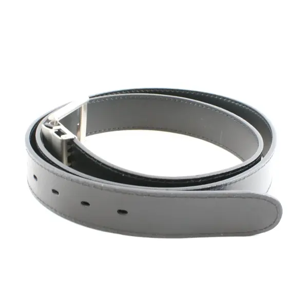 Oobe Black Genuine Leather Belt Men's Medium