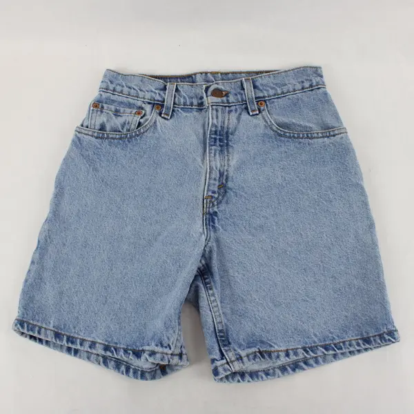 Levi's 550 Relaxed Fit Light Wash Denim Shorts Womens Juniors Size 7