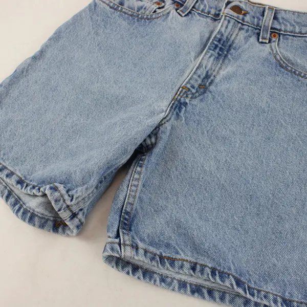 Levi's 550 Relaxed Fit Light Wash Denim Shorts Womens Juniors Size 7