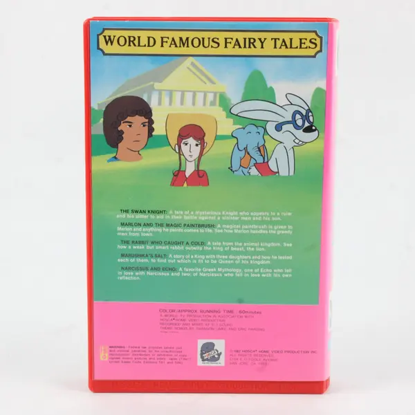 HOSCA World Famous Fairy Tales: The Swan Knight VHS Clam Shell Case