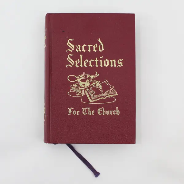 Sacred Selections Church Hymnal Deluxe Leather Edition Ellis J. Crum 1960